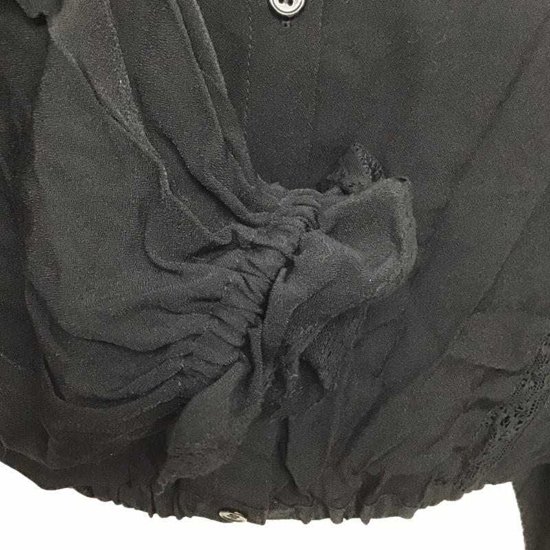 スライ SLY カットソー 長袖 0309AY30-1110 2WAY FREE レース柄 黒 / ブラック /  レディース USED 古着 中古 10086916