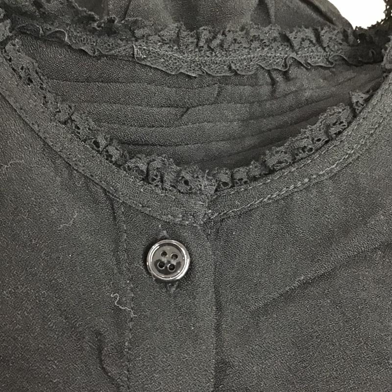 スライ SLY カットソー 長袖 0309AY30-1110 2WAY FREE レース柄 黒 / ブラック /  レディース USED 古着 中古 10086916