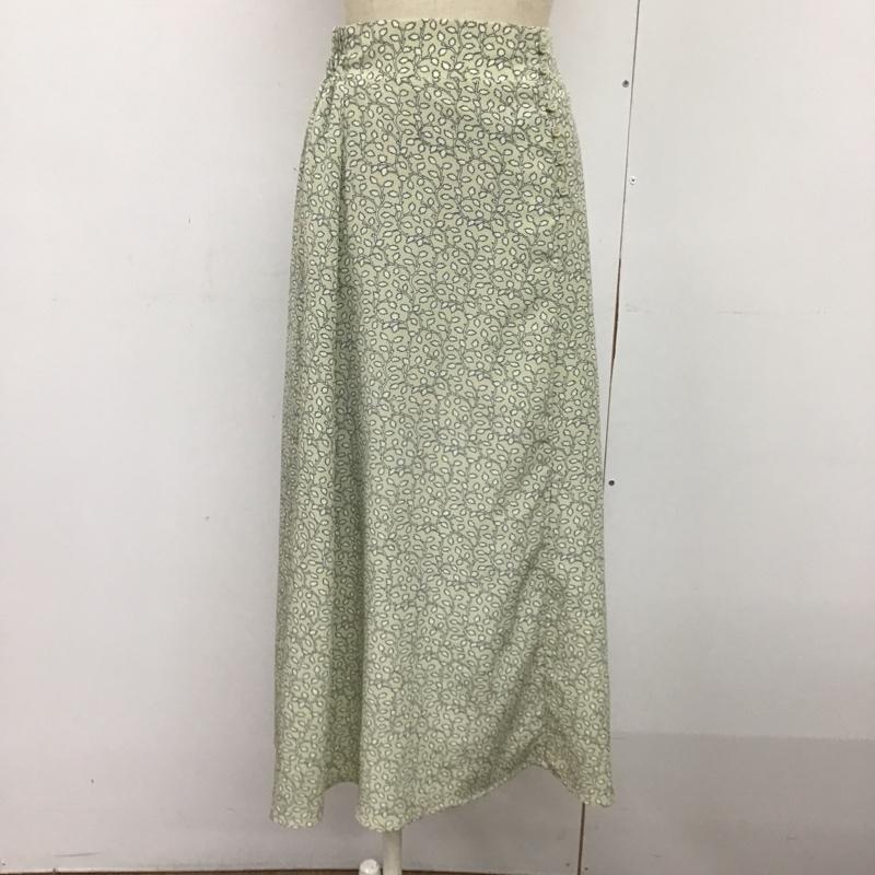 ティティベイト titivate スカート ロングスカート XP2135 M 総柄 ベージュ / ベージュ /  レディース USED 古着 中古 10086953