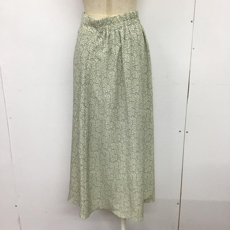 ティティベイト titivate スカート ロングスカート XP2135 M 総柄 ベージュ / ベージュ /  レディース USED 古着 中古 10086953