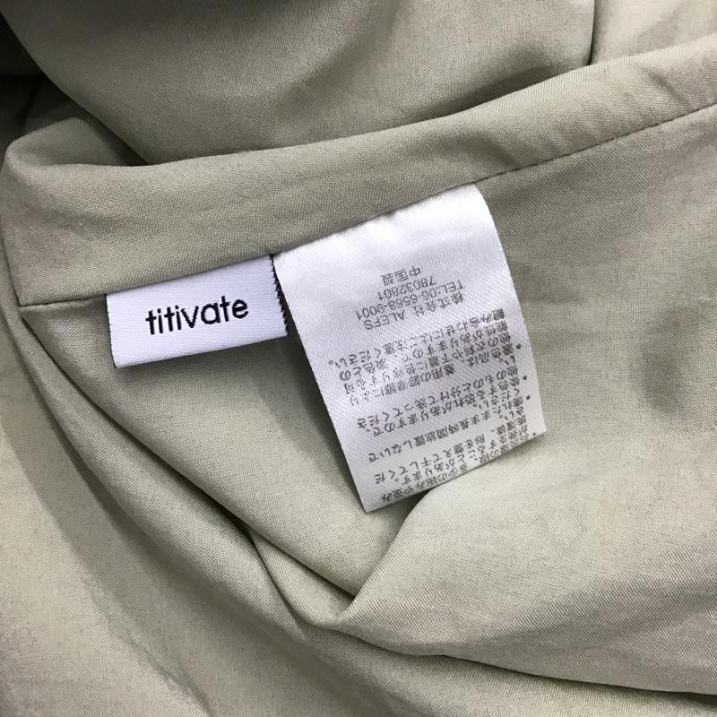 ティティベイト titivate スカート ロングスカート XP2135 M 総柄 ベージュ / ベージュ /  レディース USED 古着 中古 10086953