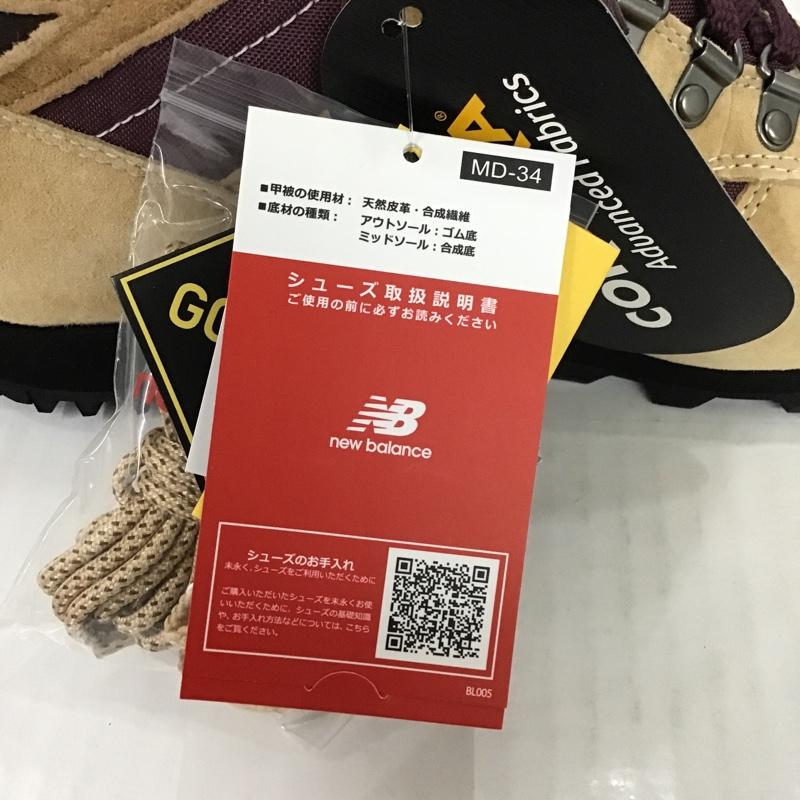 ニューバランス New Balance スニーカー スニーカー URAINXA1 GORE-TEX 27.5cm 箱有 27.5cm ロゴ、文字 ベージュ / ベージュ / X 紫 / パープル / X 黒 / ブラック /  メンズ USED 古着 中古 10086977