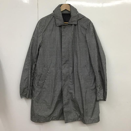 シップス SHIPS コート コート一般 撥水 ライナー ポーチ付き 千鳥格子 白 / ホワイト / X 紺 / ネイビー /  メンズ USED 古着 中古 10087045