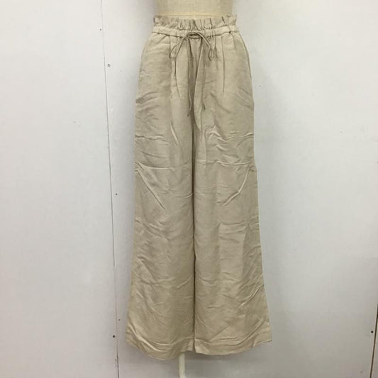 シップス SHIPS ボトムス ボトムス ワイドパンツ イージーパンツ 無地 グレージュ / グレージュ /  レディース USED 古着 中古 10087061