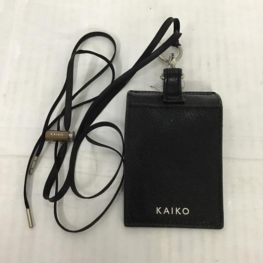 カイコー KAIKO ポーチ ポーチ Leather Neck Bag ロゴ、文字 黒 / ブラック /  メンズ USED 古着 中古 10087212