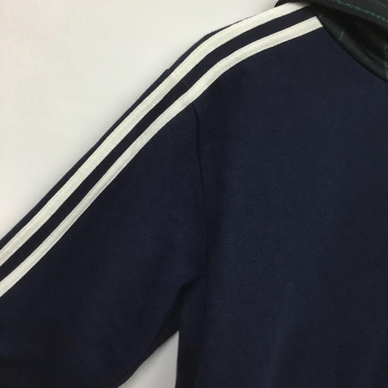 アディダス adidas パーカー 長袖 ED7017 XS 無地 紺 / ネイビー /  メンズ USED 古着 中古 10087228