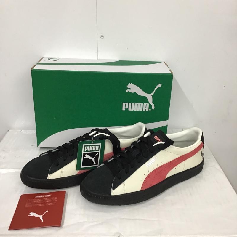 プーマ PUMA スニーカー スニーカー 390478 01 SUEDE VTG STAPLE ATMOS 28cm 箱有 28.0cm ロゴ、文字 黒 / ブラック / X 桃 / ピンク / X アイボリー / アイボリー /  メンズ USED 古着 中古 10087232