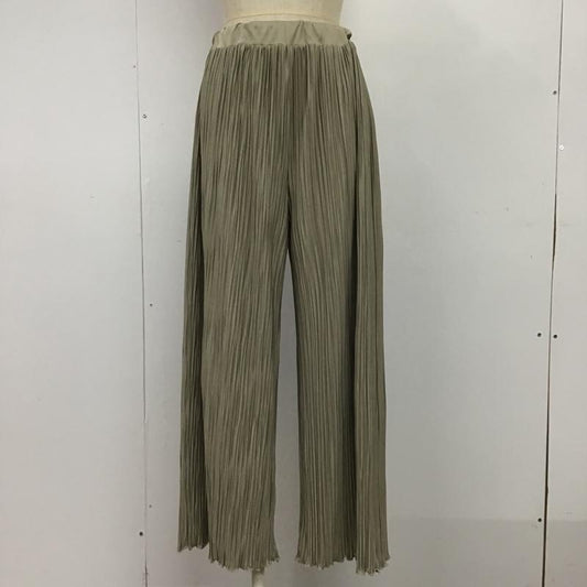 フリークスストア FREAK'S STORE ボトムス ボトムス プリーツパンツ FREE 無地 ベージュ / ベージュ /  レディース USED 古着 中古 10087243