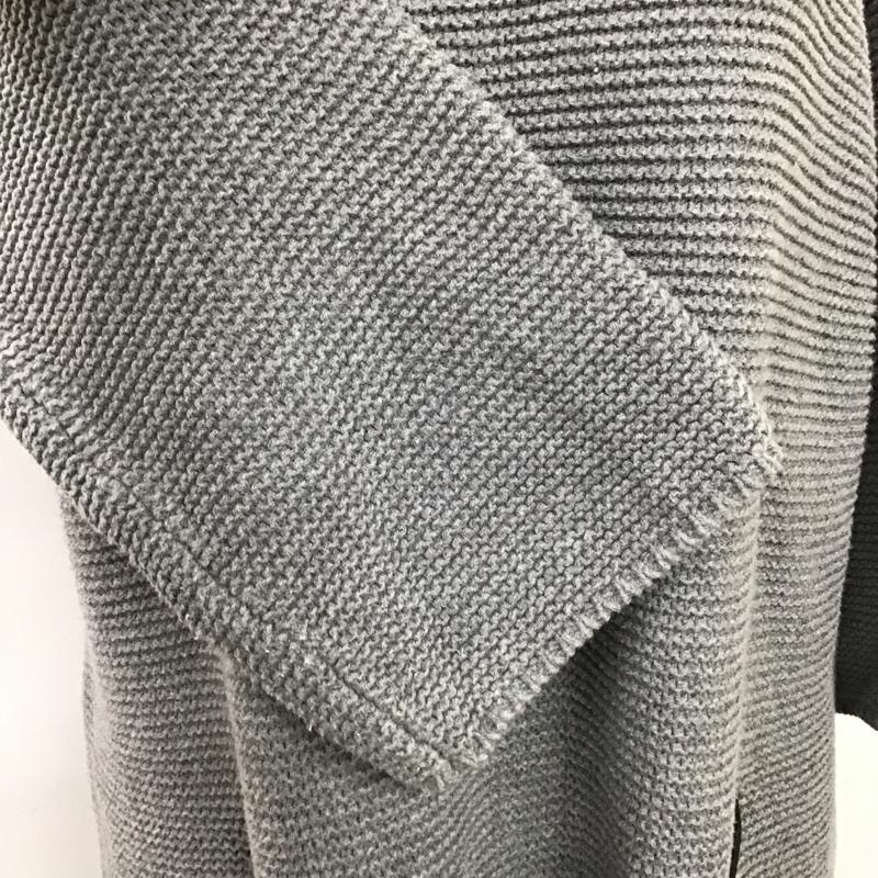 グリーンレーベルリラクシング green label relaxing ワンピース ひざ丈スカート 3526-105-1595 無地 灰 / グレー /  レディース USED 古着 中古 10087249