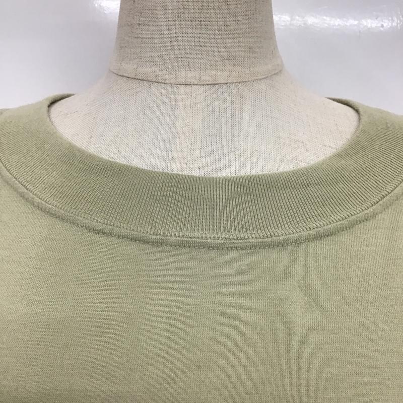 アズールバイマウジー AZUL BY MOUSSY カットソー 長袖 250DAS80-088H BACK BUTTON LONG T S 無地 薄緑 / ライトグリーン /  レディース USED 古着 中古 10087251