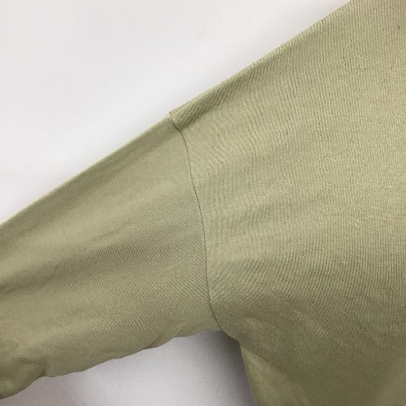 アズールバイマウジー AZUL BY MOUSSY カットソー 長袖 250DAS80-088H BACK BUTTON LONG T S 無地 薄緑 / ライトグリーン /  レディース USED 古着 中古 10087251