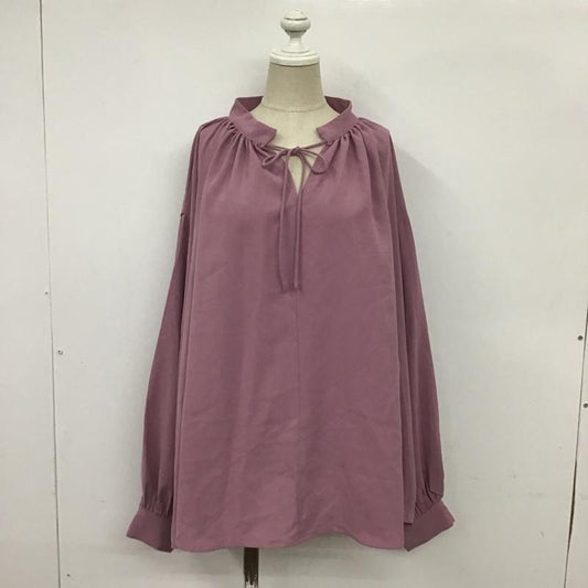 ティティベイト titivate カットソー 長袖 L 無地 桃 / ピンク /  レディース USED 古着 中古 10087253