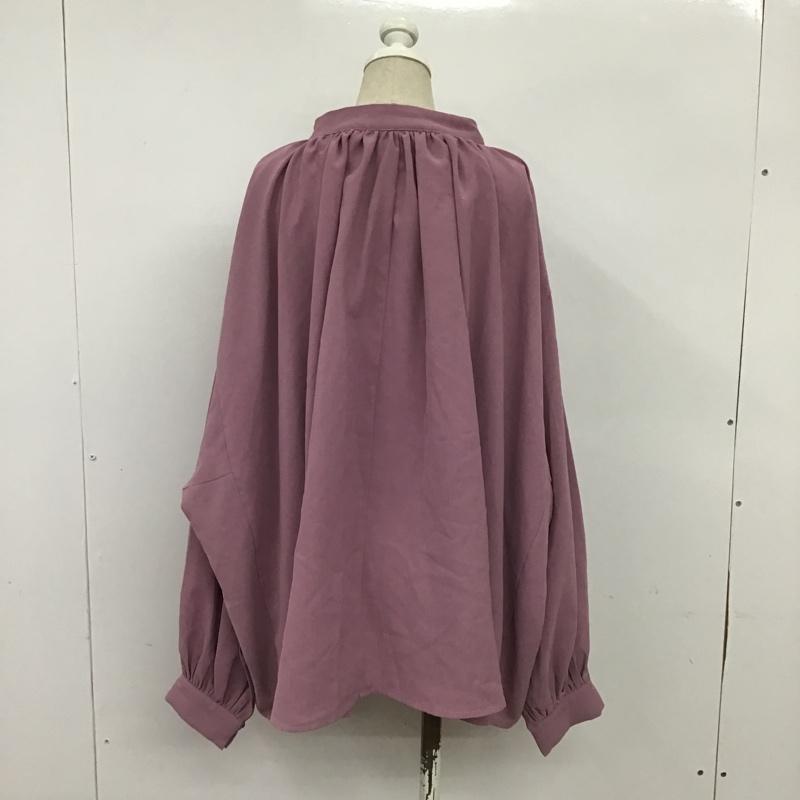 ティティベイト titivate カットソー 長袖 L 無地 桃 / ピンク /  レディース USED 古着 中古 10087253