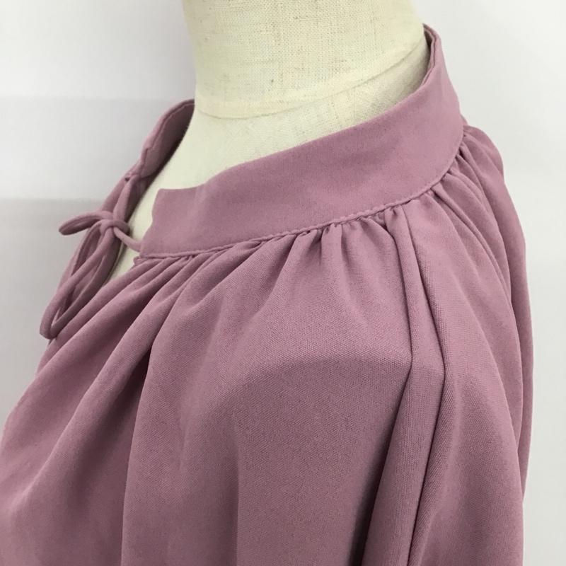 ティティベイト titivate カットソー 長袖 L 無地 桃 / ピンク /  レディース USED 古着 中古 10087253