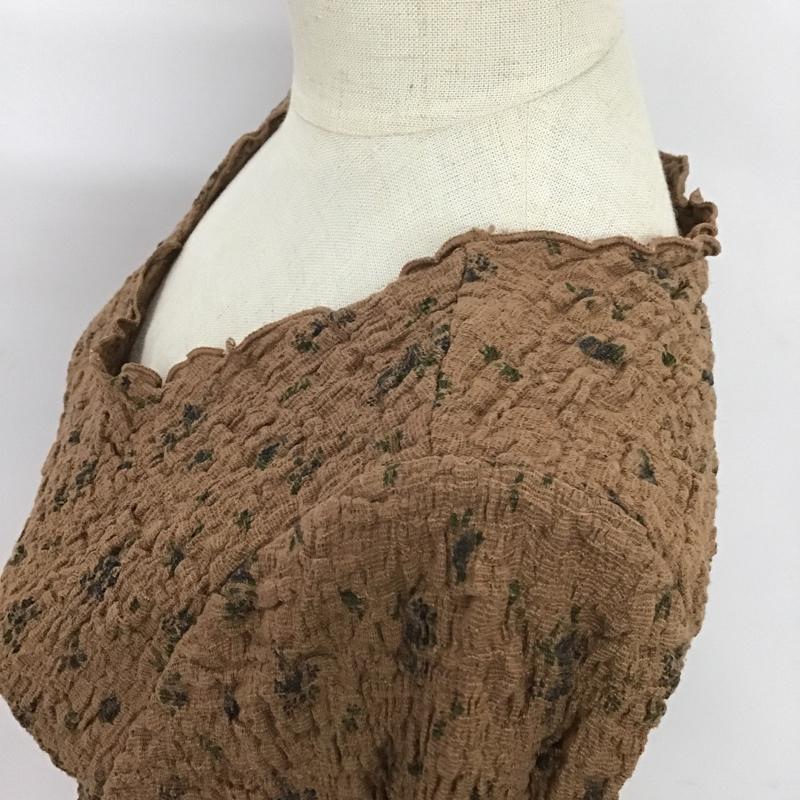 アルシーヴ archives カットソー 半袖 M  茶 / ブラウン /  レディース USED 古着 中古 10087256