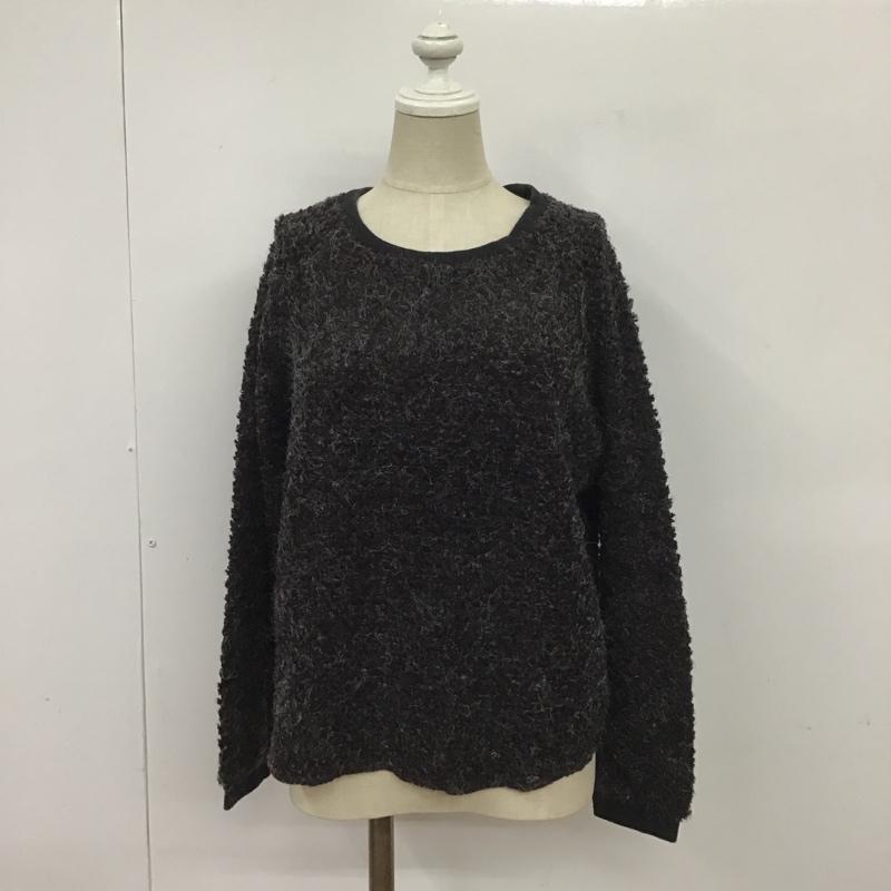 ジーナシス JEANASIS カットソー 長袖 FREE 無地 黒 / ブラック /  レディース USED 古着 中古 10087268