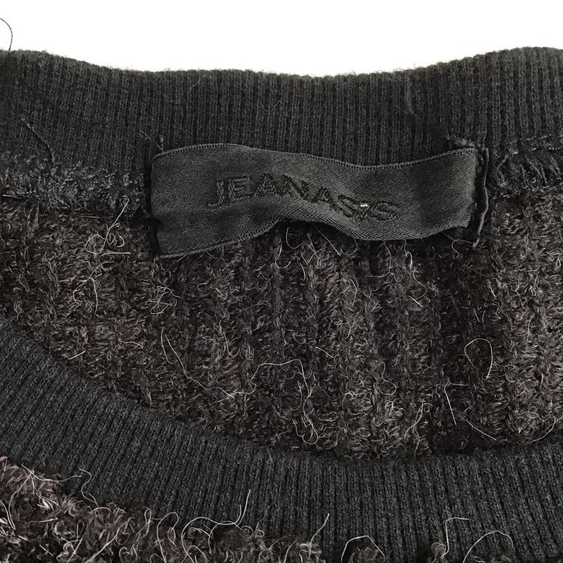ジーナシス JEANASIS カットソー 長袖 FREE 無地 黒 / ブラック /  レディース USED 古着 中古 10087268