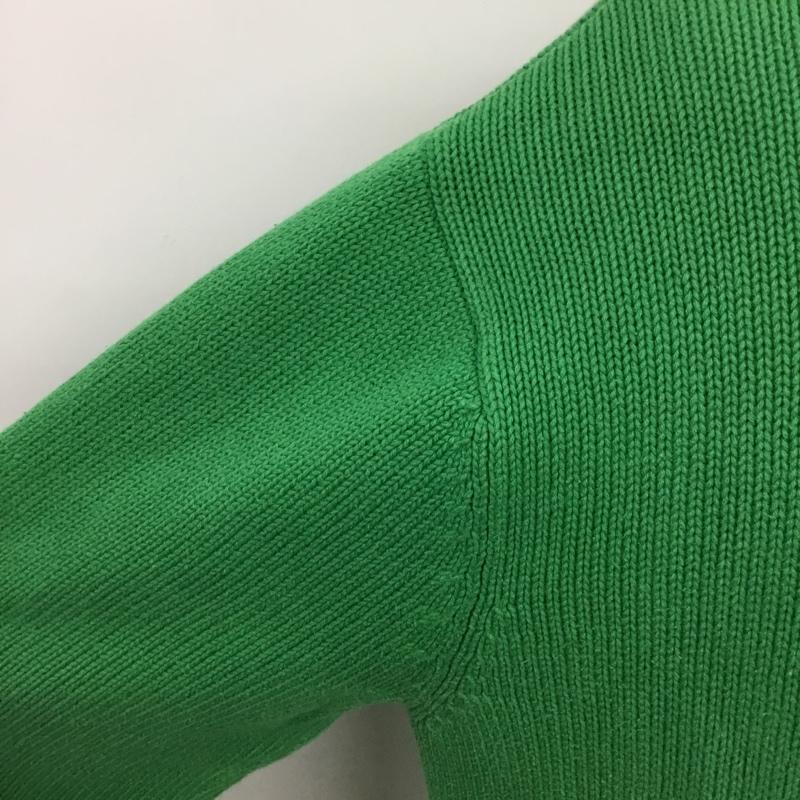 チャップス CHAPS ニット、セーター 長袖 コットン L ワンポイント 緑 / グリーン /  メンズ USED 古着 中古 10087282