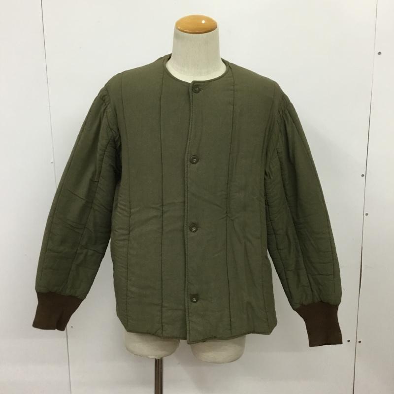 古着 USED ジャケット、上着 ジャケット、ブレザー ノーカラー 無地 カーキ / カーキ /  メンズ USED 古着 中古 10087283