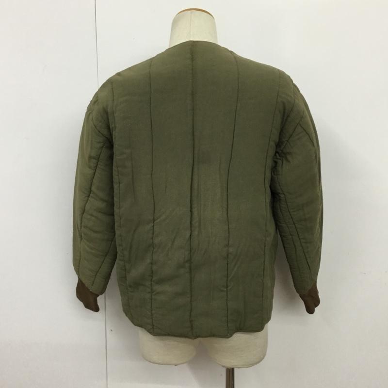 古着 USED ジャケット、上着 ジャケット、ブレザー ノーカラー 無地 カーキ / カーキ /  メンズ USED 古着 中古 10087283