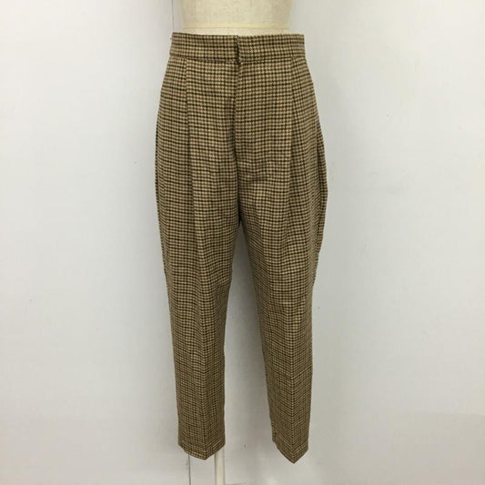 セレクトモカ select MOCA ボトムス ボトムス 10007966 ガンクラブチェックハイウエストパンツ M チェック 黒 / ブラック / X 茶 / ブラウン / X ベージュ / ベージュ / X カーキ / カーキ /  レディース USED 古着 中古 10087304
