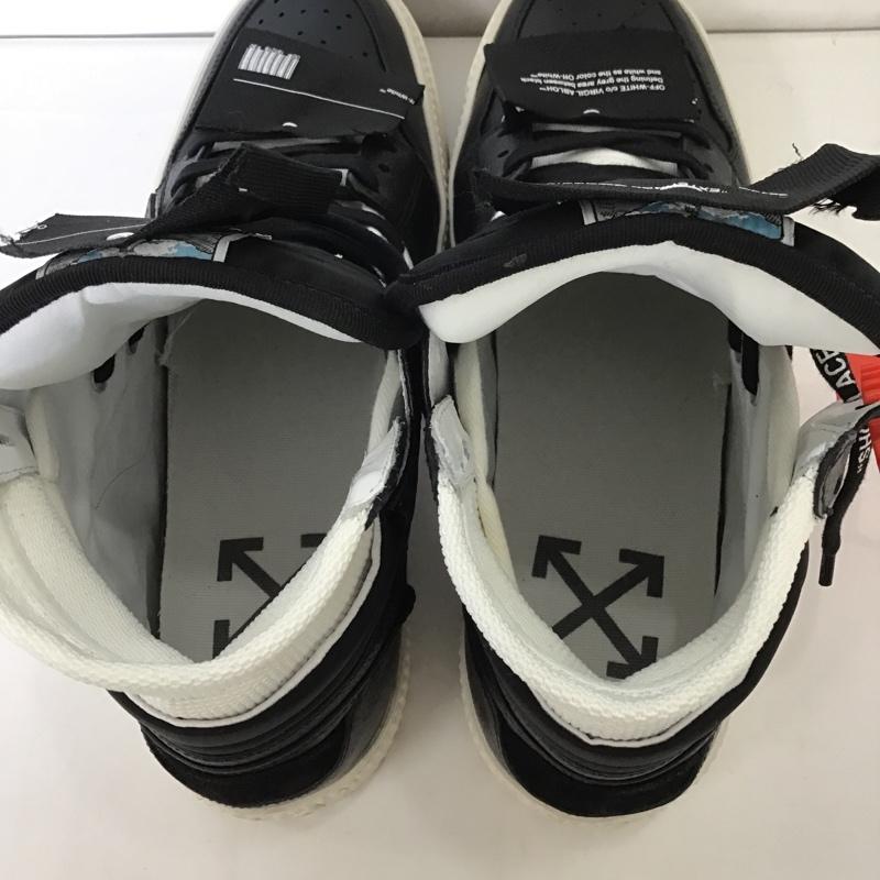 オフホワイト Off-White スニーカー スニーカー ハイカット 箱有 42 ロゴ、文字 白 / ホワイト / X 黒 / ブラック / X 黄 / イエロー /  メンズ USED 古着 中古 10087359