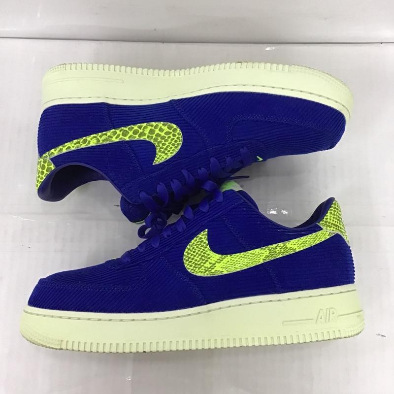 ナイキ NIKE スニーカー スニーカー CK3314 400 WMNS AIR FORCE 1 07 NXN 28cm 箱有 28.0cm ワンポイント 青 / ブルー /  メンズ USED 古着 中古 10087367