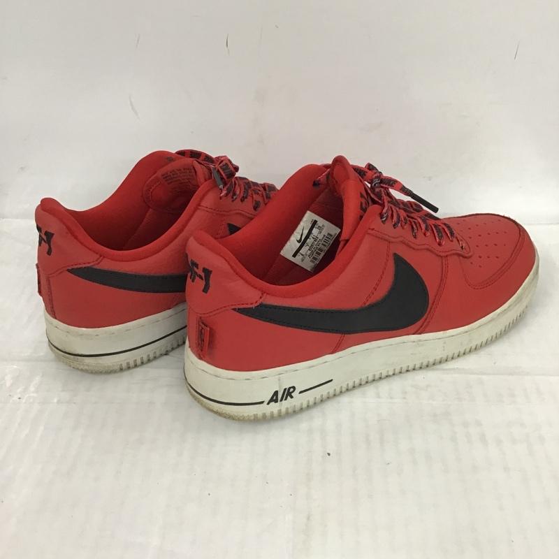 ナイキ NIKE スニーカー スニーカー 823511-604 AIR FORCE 1 07 LV8 26cm 26.0cm ロゴ、文字 赤 / レッド / X 黒 / ブラック / X 白 / ホワイト /  メンズ USED 古着 中古 10087377