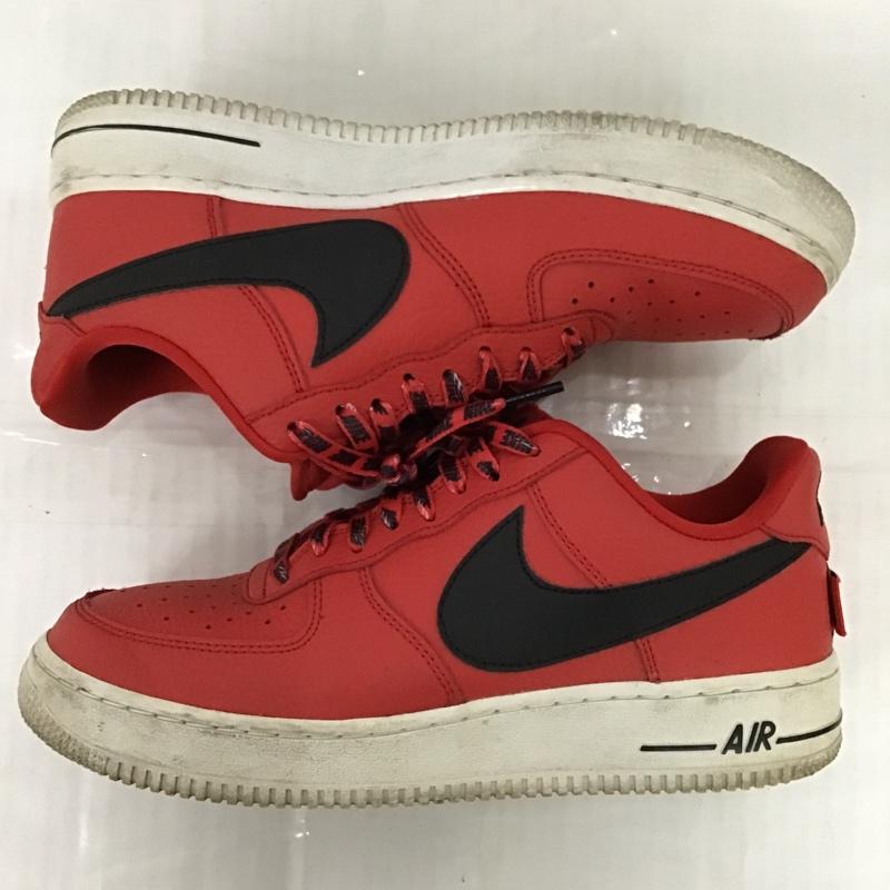 ナイキ NIKE スニーカー スニーカー 823511-604 AIR FORCE 1 07 LV8 26cm 26.0cm ロゴ、文字 赤 / レッド / X 黒 / ブラック / X 白 / ホワイト /  メンズ USED 古着 中古 10087377