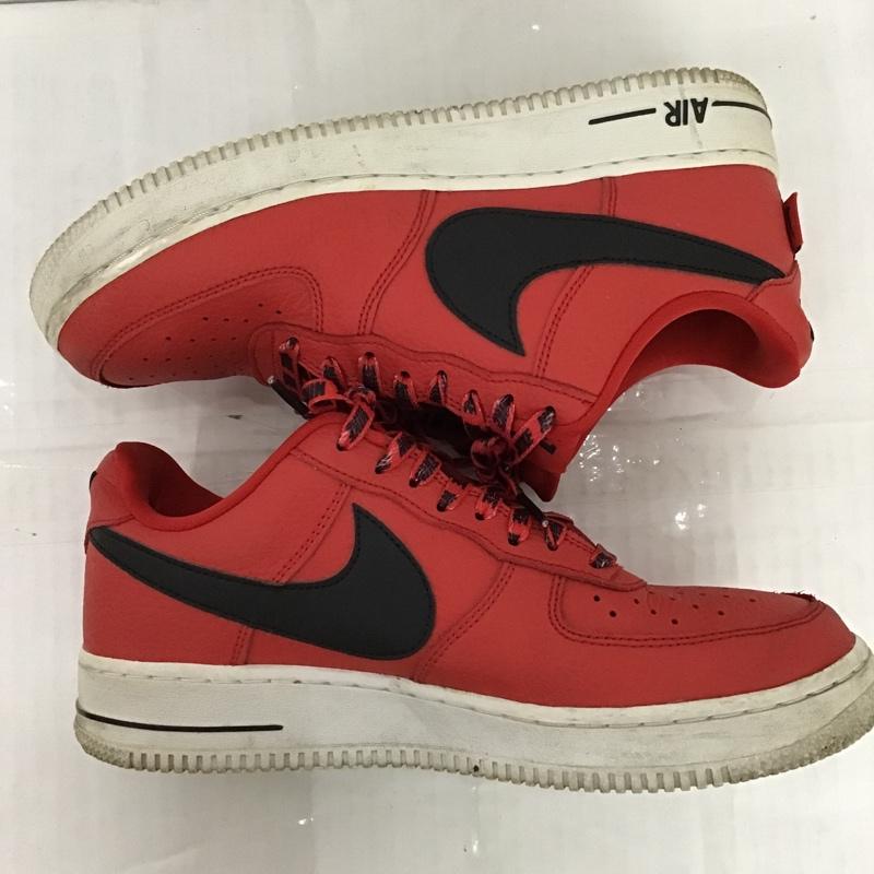 ナイキ NIKE スニーカー スニーカー 823511-604 AIR FORCE 1 07 LV8 26cm 26.0cm ロゴ、文字 赤 / レッド / X 黒 / ブラック / X 白 / ホワイト /  メンズ USED 古着 中古 10087377