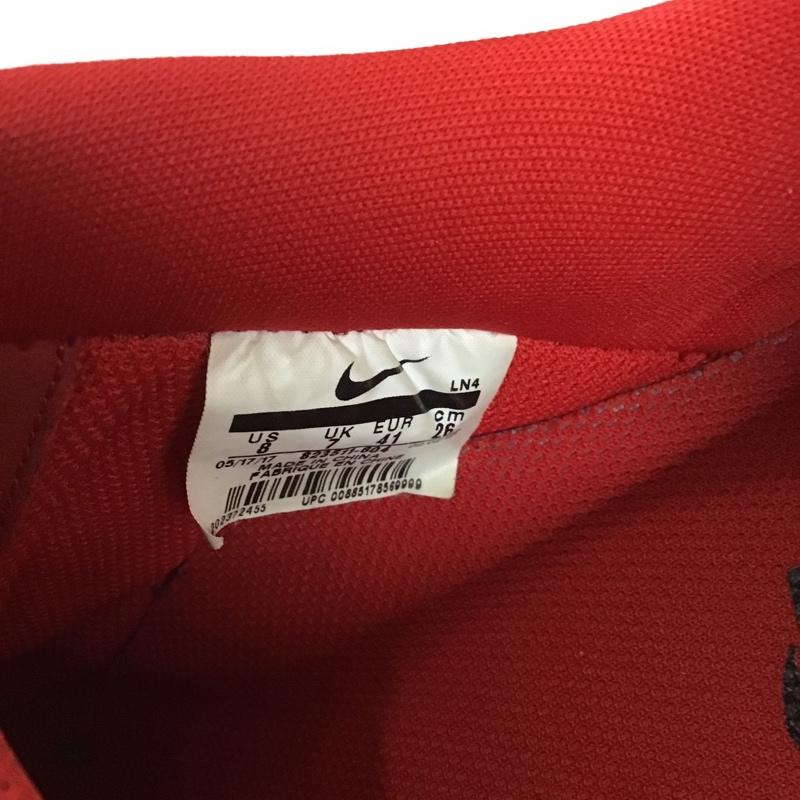 ナイキ NIKE スニーカー スニーカー 823511-604 AIR FORCE 1 07 LV8 26cm 26.0cm ロゴ、文字 赤 / レッド / X 黒 / ブラック / X 白 / ホワイト /  メンズ USED 古着 中古 10087377