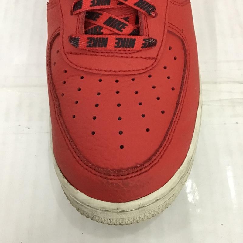 ナイキ NIKE スニーカー スニーカー 823511-604 AIR FORCE 1 07 LV8 26cm 26.0cm ロゴ、文字 赤 / レッド / X 黒 / ブラック / X 白 / ホワイト /  メンズ USED 古着 中古 10087377