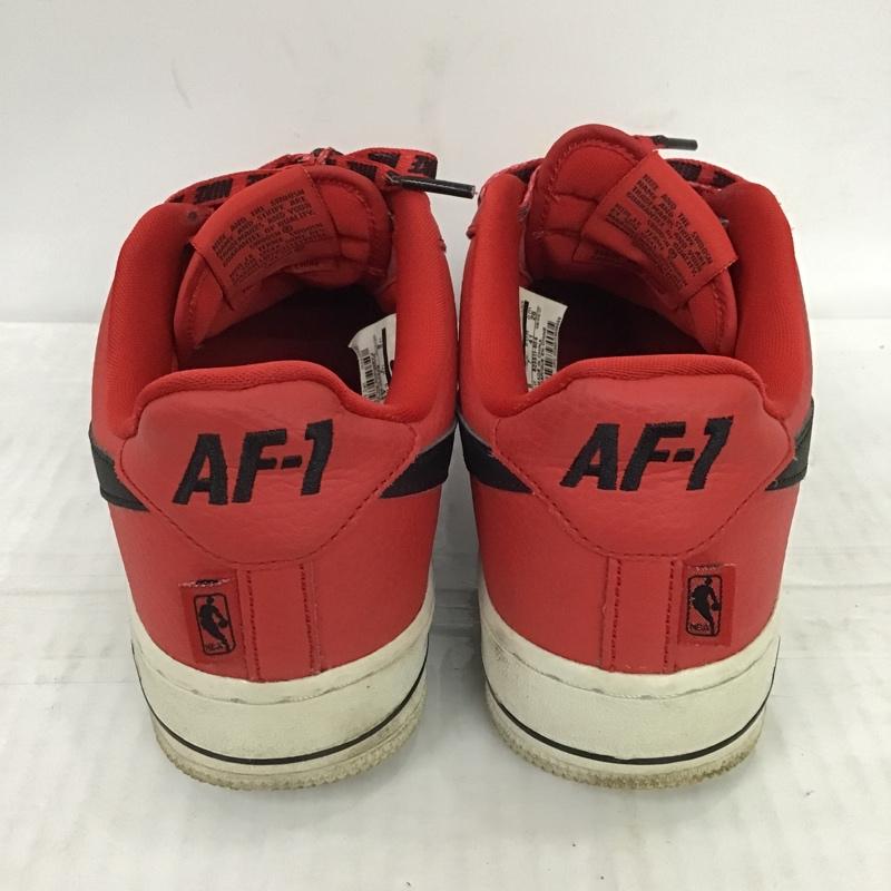 ナイキ NIKE スニーカー スニーカー 823511-604 AIR FORCE 1 07 LV8 26cm 26.0cm ロゴ、文字 赤 / レッド / X 黒 / ブラック / X 白 / ホワイト /  メンズ USED 古着 中古 10087377