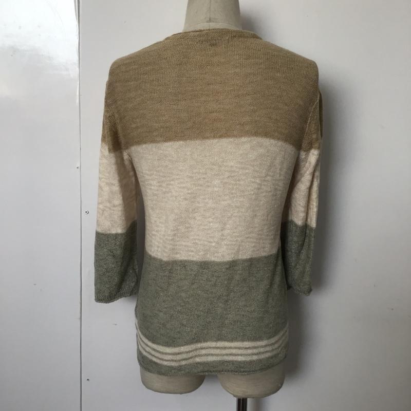 チャオパニック CIAOPANIC カーディガン 七分袖 M 無地 マルチカラー / マルチカラー /  メンズ USED 古着 中古 10087405