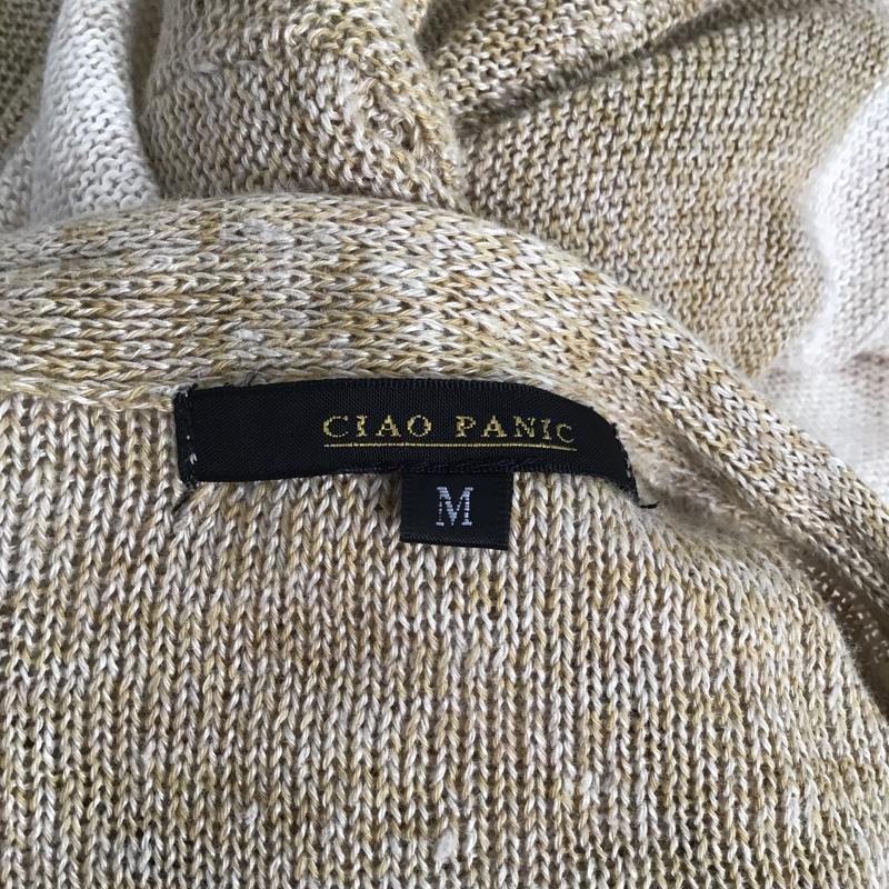 チャオパニック CIAOPANIC カーディガン 七分袖 M 無地 マルチカラー / マルチカラー /  メンズ USED 古着 中古 10087405