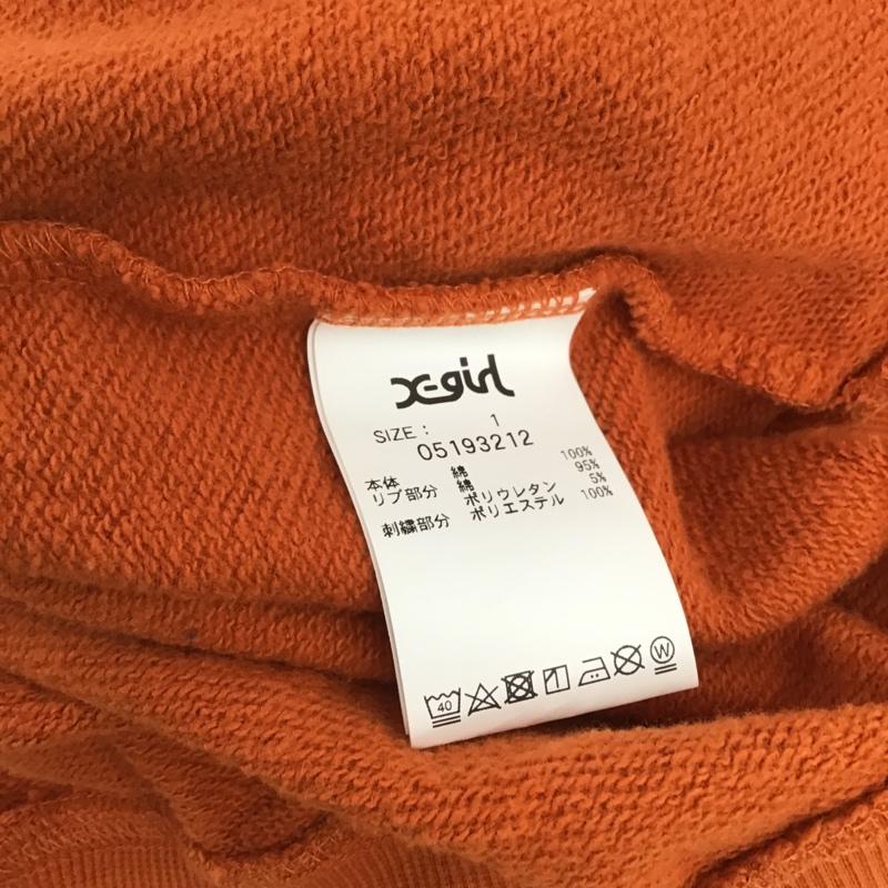 エックスガール X-girl パーカー 長袖 1 ロゴ、文字 マルチカラー / マルチカラー /  メンズ USED 古着 中古 10087407