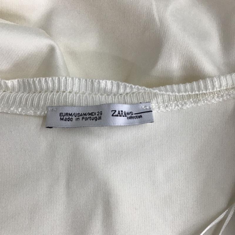 ザラ ZARA タンクトップ タンクトップ M 無地 白 / ホワイト /  レディース USED 古着 中古 10087414