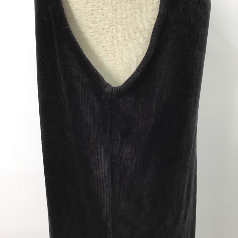 ナチュラルビューティーベーシック NATURAL BEAUTY BASIC ワンピース ひざ丈スカート S 無地 黒 / ブラック /  レディース USED 古着 中古 10087415