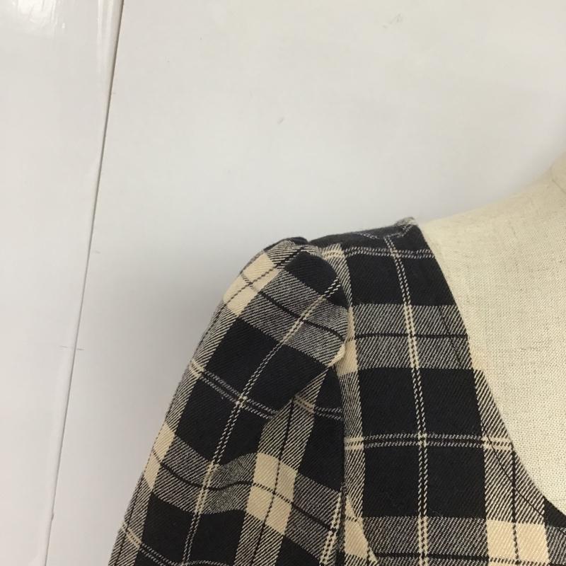 ダズリン dazzlin ワンピース ひざ丈スカート S チェック マルチカラー / マルチカラー /  レディース USED 古着 中古 10087416