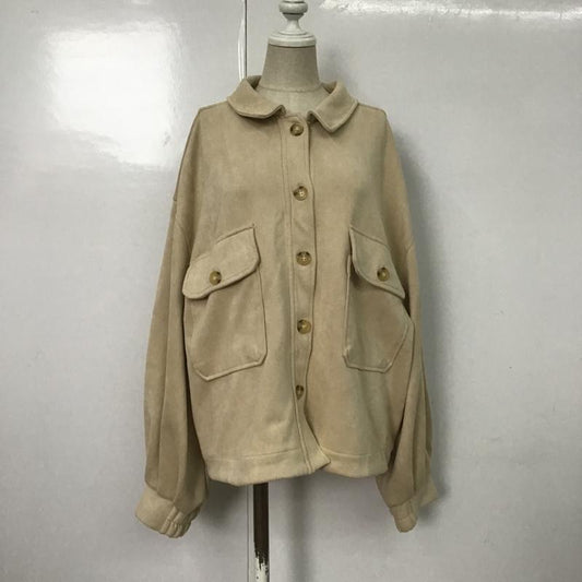 フレームス レイカズン frames RAY CASSIN ジャケット、上着 ジャケット、ブレザー FREE 無地 ベージュ / ベージュ /  レディース USED 古着 中古 10087418