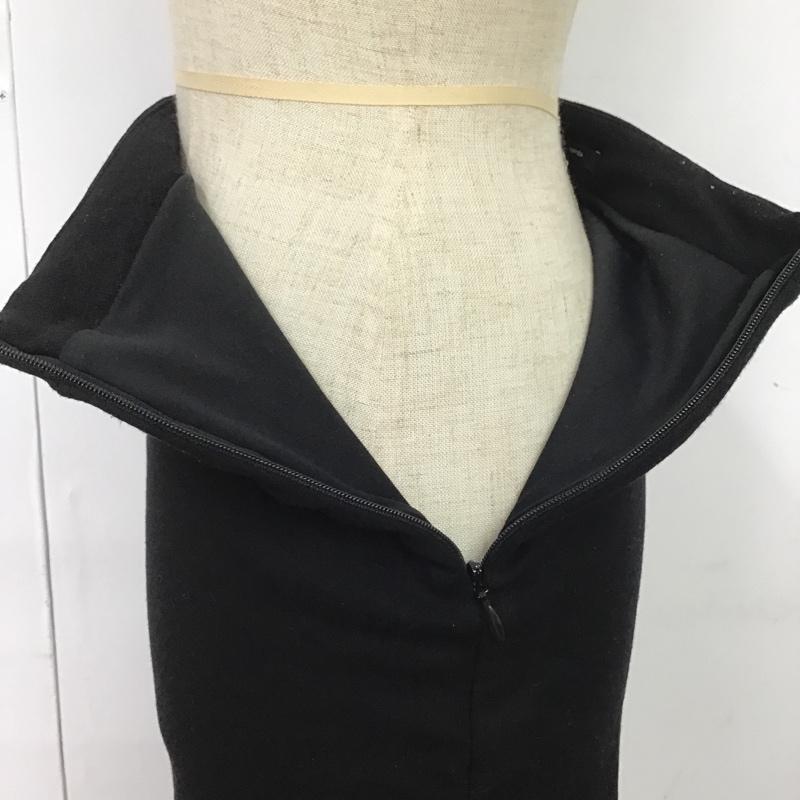 エモダ EMODA スカート ミニスカート S 無地 黒 / ブラック /  レディース USED 古着 中古 10087427