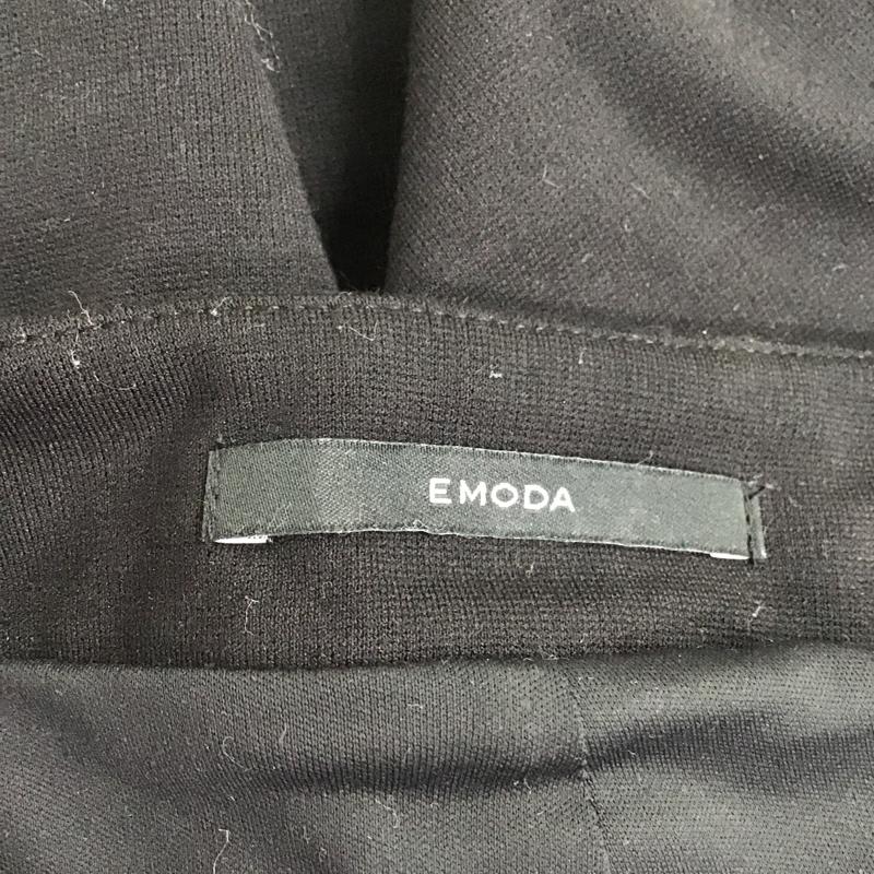 エモダ EMODA スカート ミニスカート S 無地 黒 / ブラック /  レディース USED 古着 中古 10087427