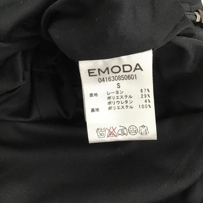 エモダ EMODA スカート ミニスカート S 無地 黒 / ブラック /  レディース USED 古着 中古 10087427