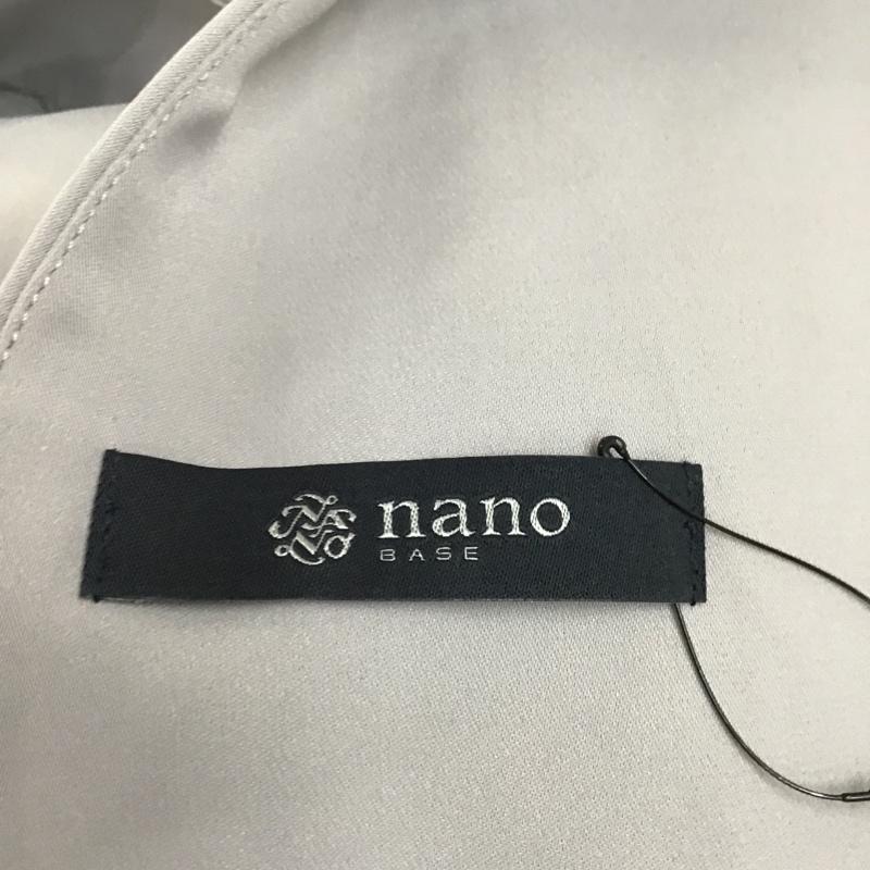ナノベース nano base ワンピース ロングスカート ナノユニバース 36 無地 灰 / グレー /  レディース USED 古着 中古 10087454