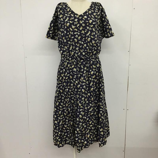スタディオクリップ studio CLIP ワンピース ロングスカート KW176012-1 M 花柄 紺 / ネイビー /  レディース USED 古着 中古 10087495