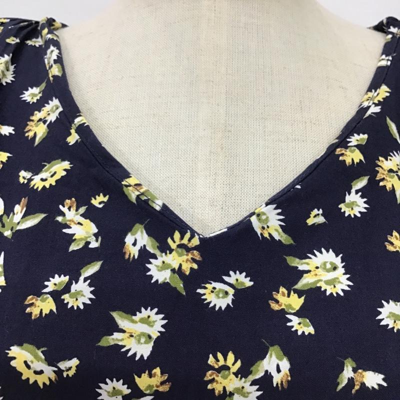 スタディオクリップ studio CLIP ワンピース ロングスカート KW176012-1 M 花柄 紺 / ネイビー /  レディース USED 古着 中古 10087495