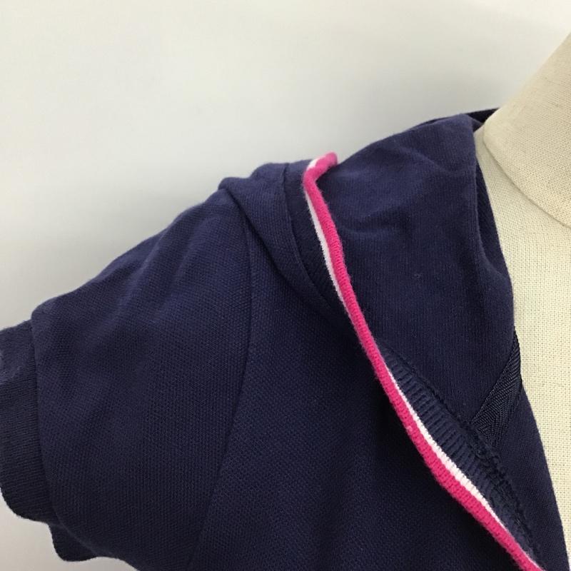 ラルフローレン RALPHLAUREN ワンピース ひざ丈スカート キッズ 160 フード付き 160cm ワンポイント 紺 / ネイビー / X 白 / ホワイト / X 桃 / ピンク /  ガールズ USED 古着 中古 10087499