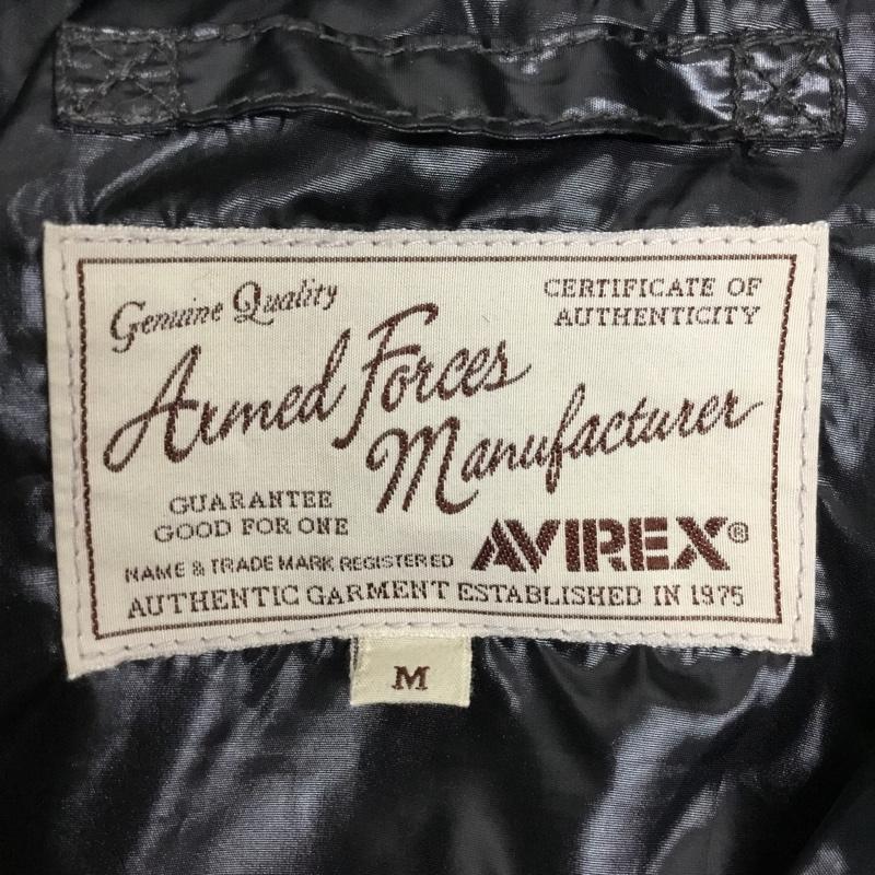 アヴィレックス AVIREX ジャケット、上着 ジャンパー、ブルゾン 6122069 AF-75 USCG 中綿 M ロゴ、文字 黒 / ブラック /  メンズ USED 古着 中古 10087508