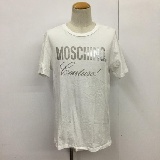 モスキーノ MOSCHINO Tシャツ 半袖 M ロゴ、文字 白 / ホワイト /  メンズ USED 古着 中古 10087512