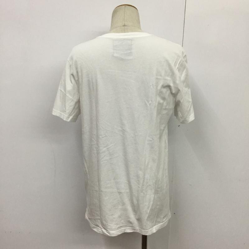 モスキーノ MOSCHINO Tシャツ 半袖 M ロゴ、文字 白 / ホワイト /  メンズ USED 古着 中古 10087512